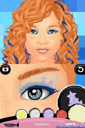 Style Lab - Makeover (USA) (En,Fr,Es) (NDSi Enhanced) screen shot game playing